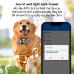 Pet GPS tracker product detail image for pet location monitoring