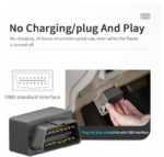 4G OBD GPS tracker product detail image for plug-and-play fleet management