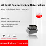 4G OBD GPS tracker product detail image for plug-and-play fleet management