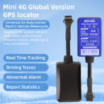AW16V 4G vehicle GPS tracker product detail image for vehicle anti-theft monitoring