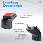 AW01D 4G dash cam GPS tracker product detail image for fleet video monitoring