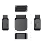 AW08O 4G OBD GPS tracker product detail image for plug-and-play fleet management