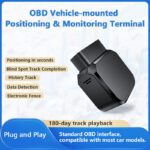AW08O 4G OBD GPS tracker product detail image for plug-and-play fleet management